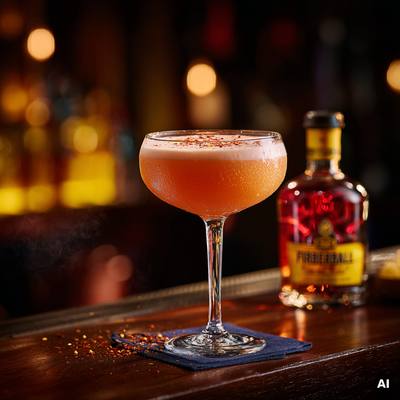 Fireball Sour Cocktail Rezept