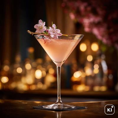 Floral Martini Rezept