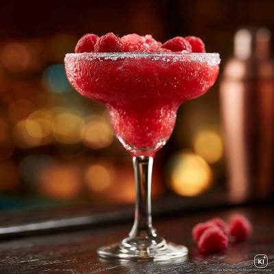Frozen Raspberry Margarita Cocktail Rezept