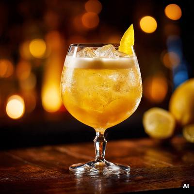 Gin Apfelessig Sour Cocktail Rezept