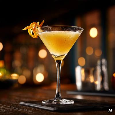 Golden Martini