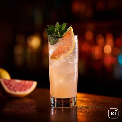 Grapefruit Collins Cocktail