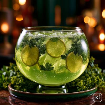 Green Forest Bowle Cocktail