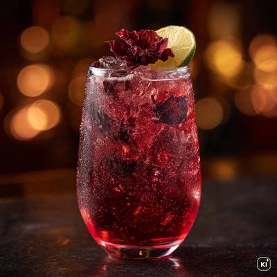 Hibiscus Gin Tonic