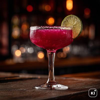 Hibiscus Margarita Cocktail