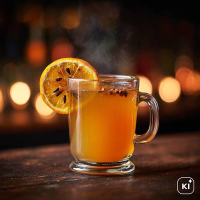 Hot Lillet Orange Cocktail Rezept