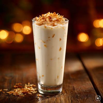 Kokos-Rum Lassi Cocktail