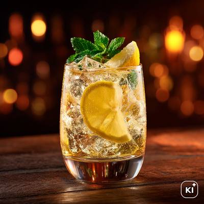 Cocktailrezept Kombucha Gin Spritz
