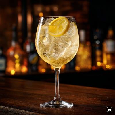 Lillet Ginger Cocktail