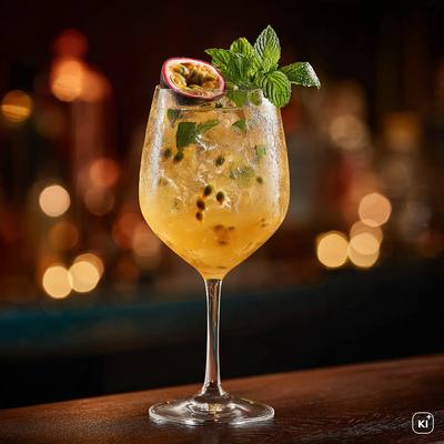 Lillet Maracuja Spritz Cocktail