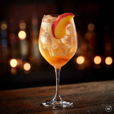 Lillet Peach Spritz