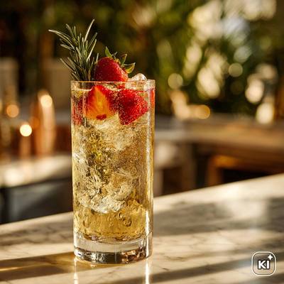 Lillet Tonic Berry Cocktail Rezept