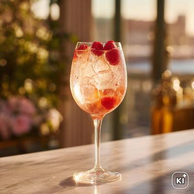 Cocktailrezept Lillet White Peach Berry