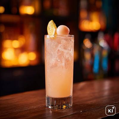 Lychee Cooler Cocktail