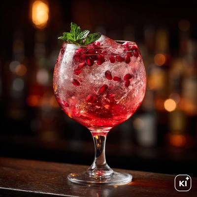 Martini Floreale Pomegranate Cocktail
