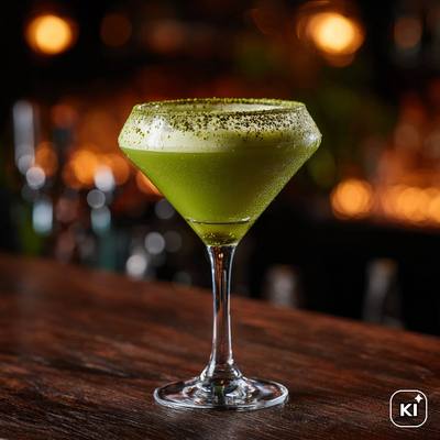 Cocktailrezept Matcha Martini