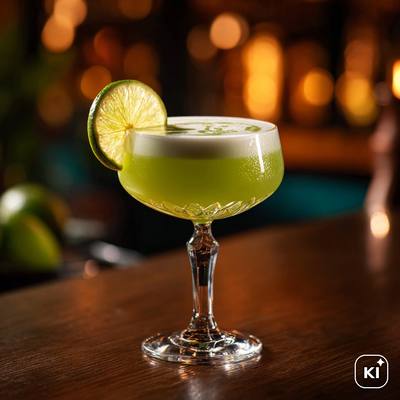 Matcha Sour Cocktail Rezept