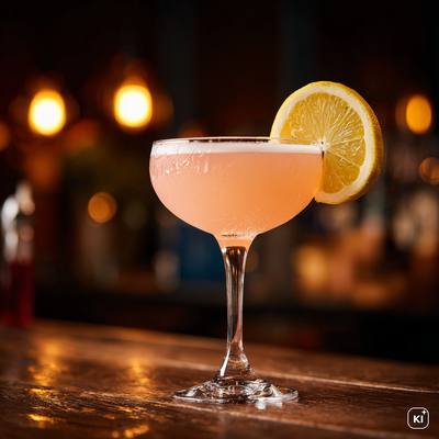 Mediterraner Gin Sour Cocktail
