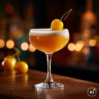Mirabelle Sour Cocktail