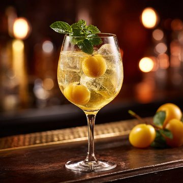 Cocktailrezept Mirabellen Spritz