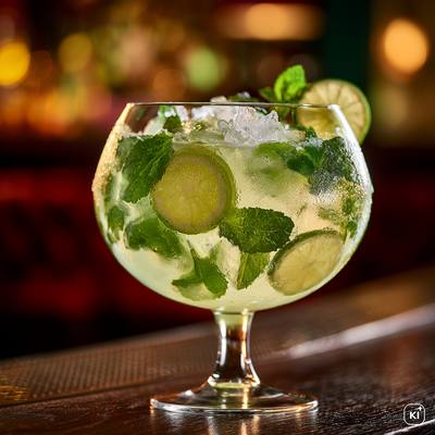 Mojito Bowle Cocktail Rezept