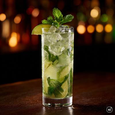 Mojito Sirup Fizz Cocktail Rezept