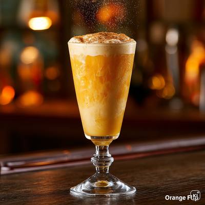 Orange Flip Cocktail