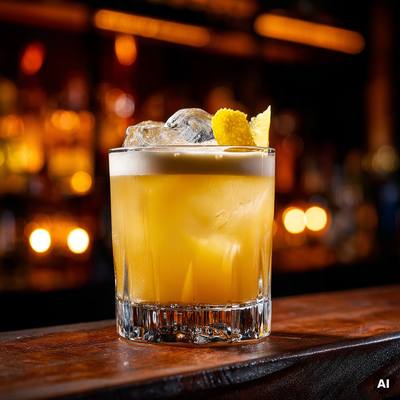Oxymel Gin Sour
