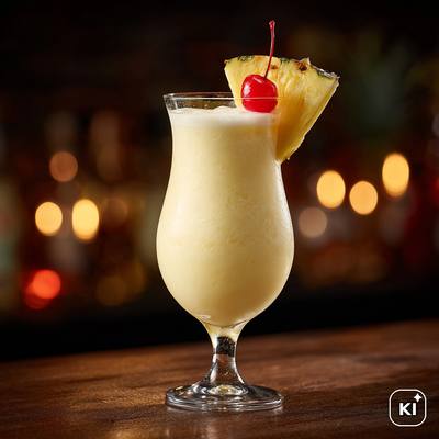Piña Colada ohne Sahne Rezept