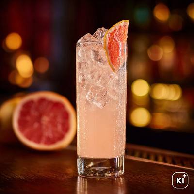 Pink Gin Fizz