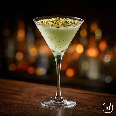 Pistazien Martini Cocktail
