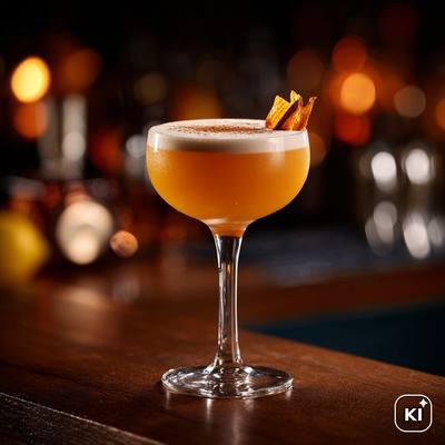 Pumpkin Maple Sour Cocktail Rezept