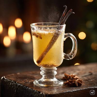 Quitten-Glühwein mit Vanille