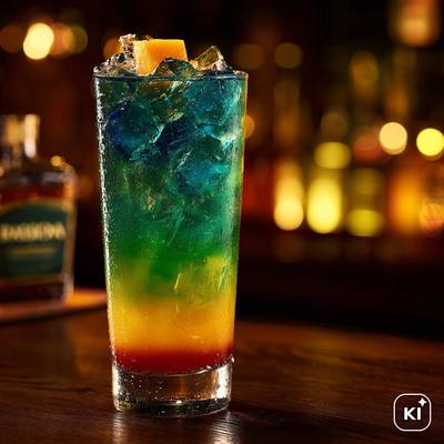 Rainbow Cocktail Rezept