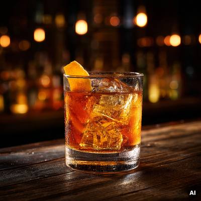 Raisin Old Fashioned Cocktail