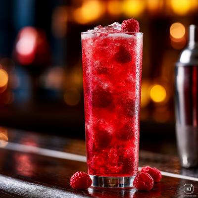 Raspberry Cooler Cocktail Rezept