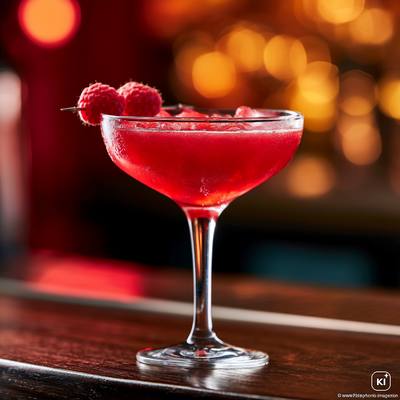 Raspberry Daiquiri Cocktail