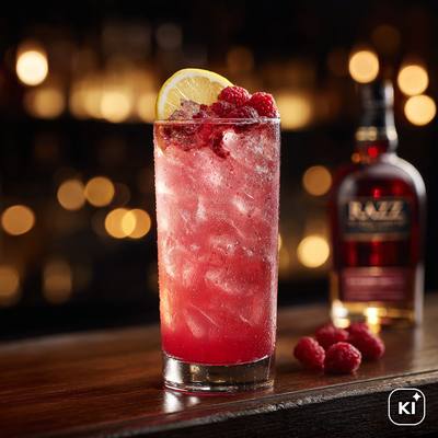 Razz Lemonade Cocktail