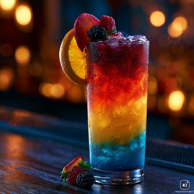 Regenbogen Cocktail