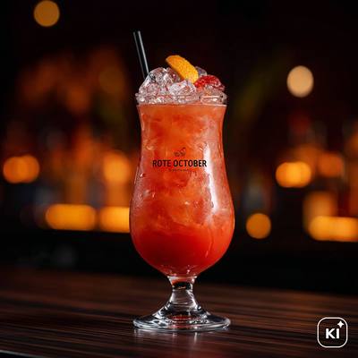 Roter Oktober Cocktail Rezept