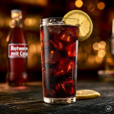 Rotwein mit Cola
