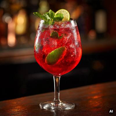 Sanbitter Hugo Cocktail