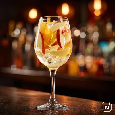 Sangria Blanco Cocktail Rezept