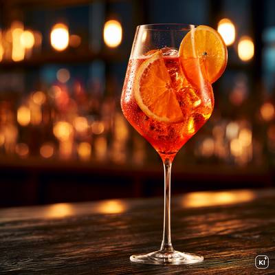 Sekt mit Aperol