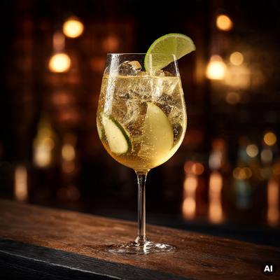 Sidra Tonic Cocktail