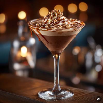Snickers Martini Cocktail Rezept