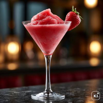 Frozen Strawberry Margarita Cocktail Rezept