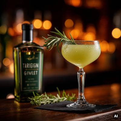 Tarragon Gimlet Cocktail Rezept