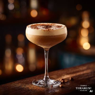Tiramisu Alexander Cocktail Rezept
