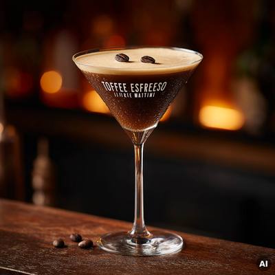 Toffee Espresso Martini Cocktail Rezept